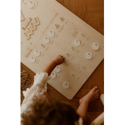 Tableau d'éveil "Mes petites routines" - Zakuw - Accessoires - un24septembre