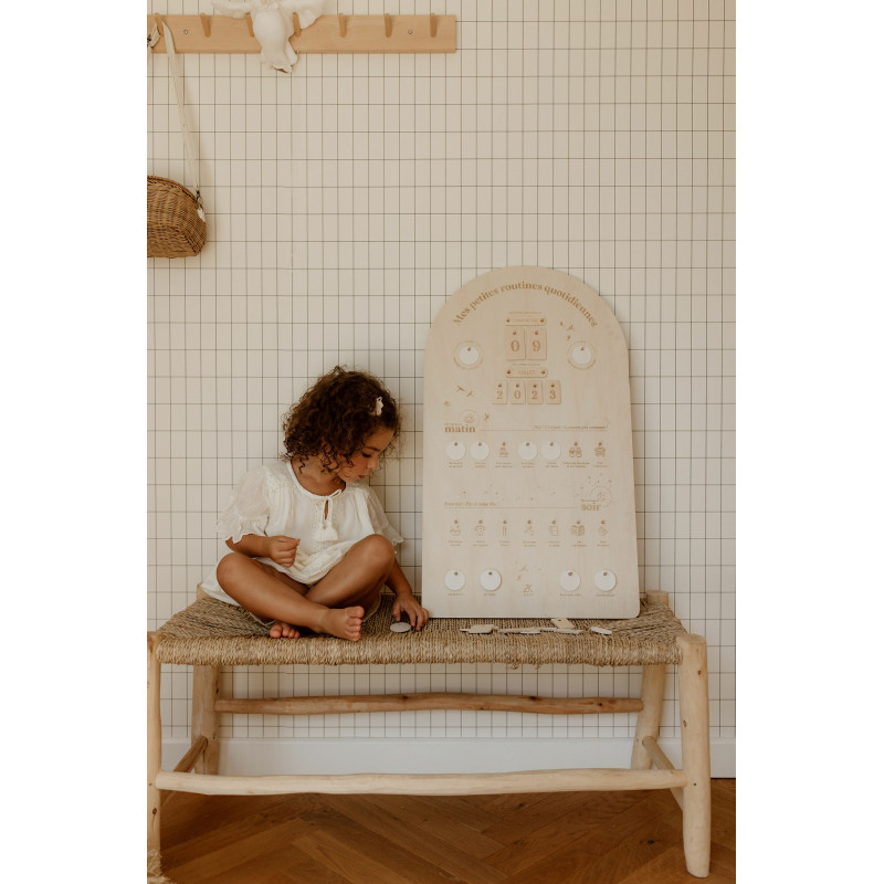 Tableau d'éveil "Mes petites routines" - Zakuw - Accessoires - un24septembre
