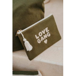 Pochette - Love Gang - Vert Foncé - Zakuw - Accessoires - un24septembre