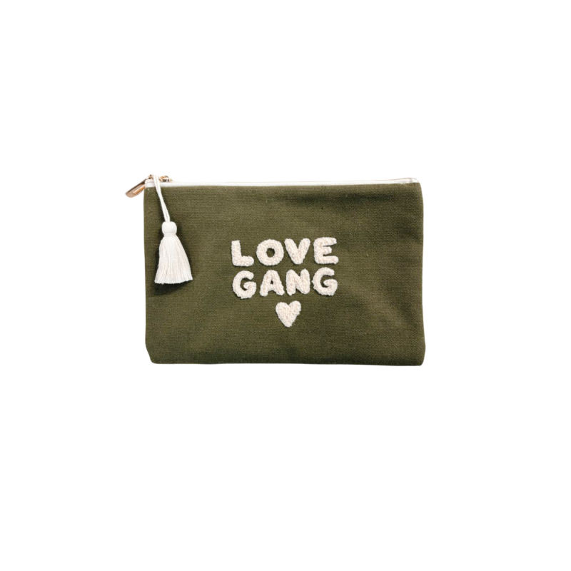 Pochette - Love Gang - Vert Foncé - Zakuw - Accessoires - un24septembre