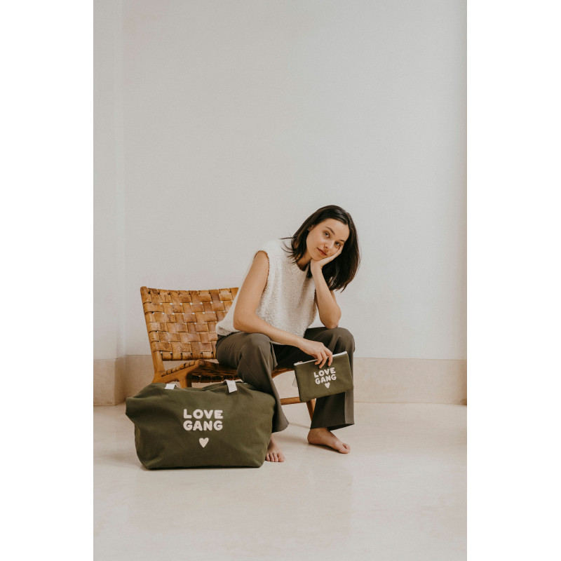 Pochette - Love Gang - Vert Foncé - Zakuw - Accessoires - un24septembre