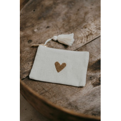 Porte-monnaie - Love - Beige - Zakuw sur un24septembre