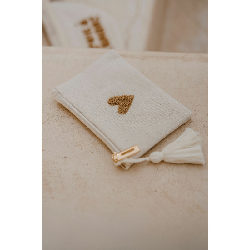 Porte-monnaie - Love - Beige - Zakuw sur un24septembre