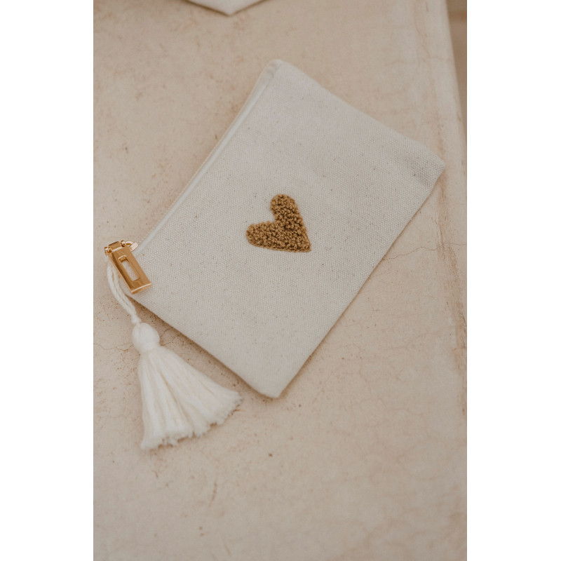 Porte-monnaie - Love - Beige - Zakuw sur un24septembre