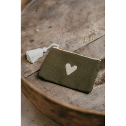 Porte-monnaie - Love - Vert foncé - Zakuw Accessoires - un24septembre