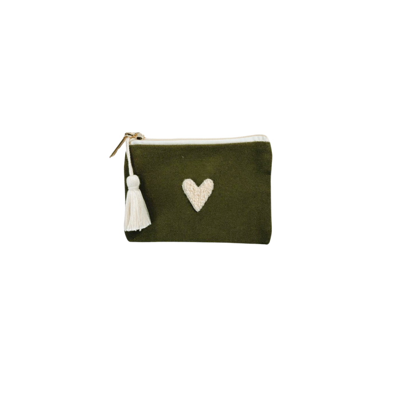 Porte-monnaie - Love - Vert foncé - Zakuw Accessoires - un24septembre