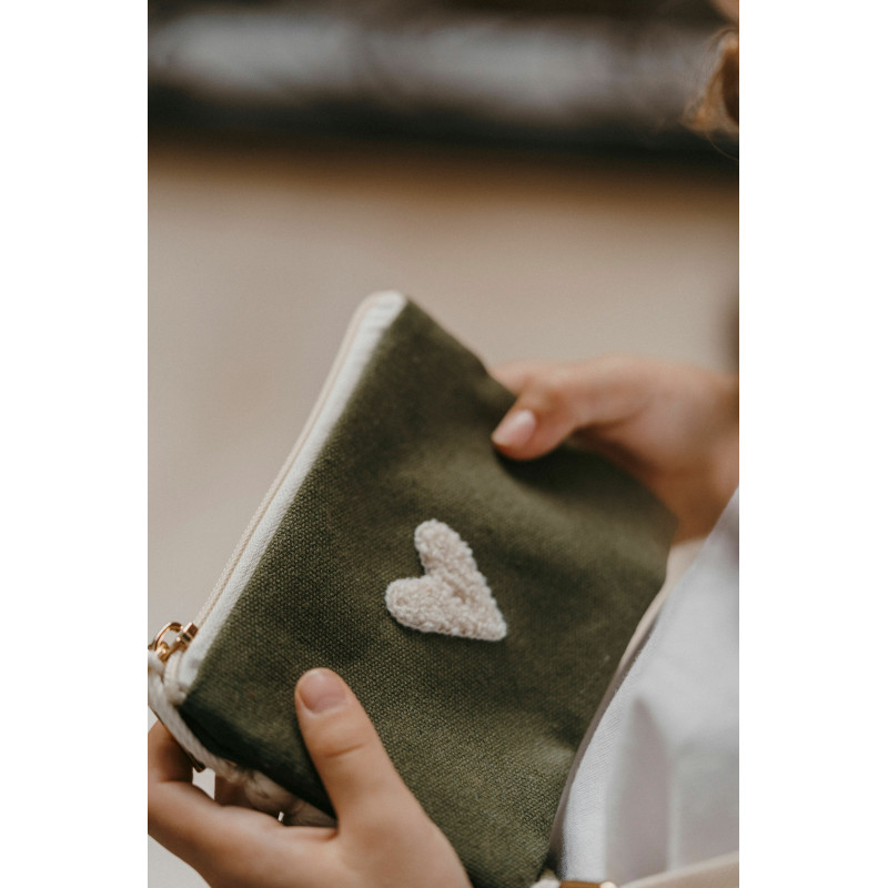 Porte-monnaie - Love - Vert foncé - Zakuw Accessoires - un24septembre