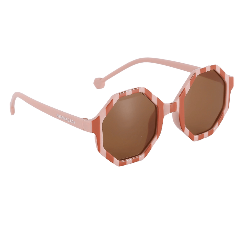 Lunettes de soleil polarisées hexagonales vintage durables de Nenina & Co - Lunettes de soleil - un24septembre