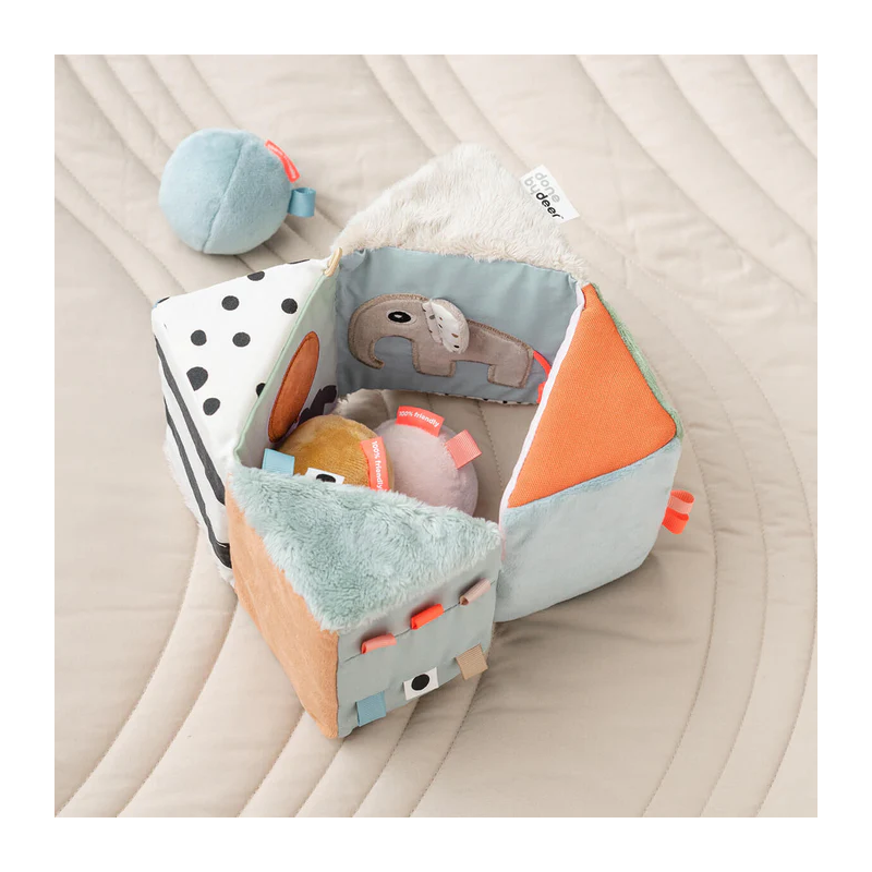 Cube sensoriel dépliable Amis cerfs -  - un24septembre