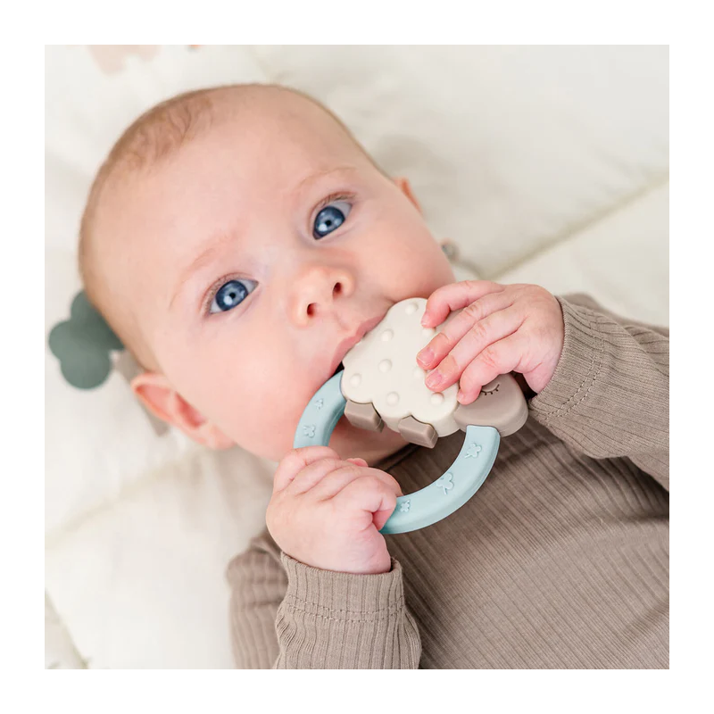 Anneau de Dentition Mouton Bleu -  - un24septembre