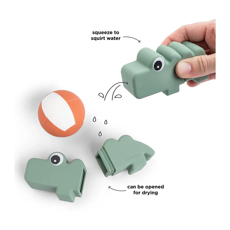 Jouet gicleur de bain Croco Vert -  - un24septembre