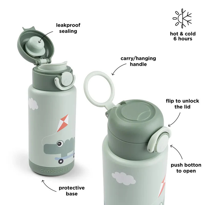 Insulated bottle Playground Green