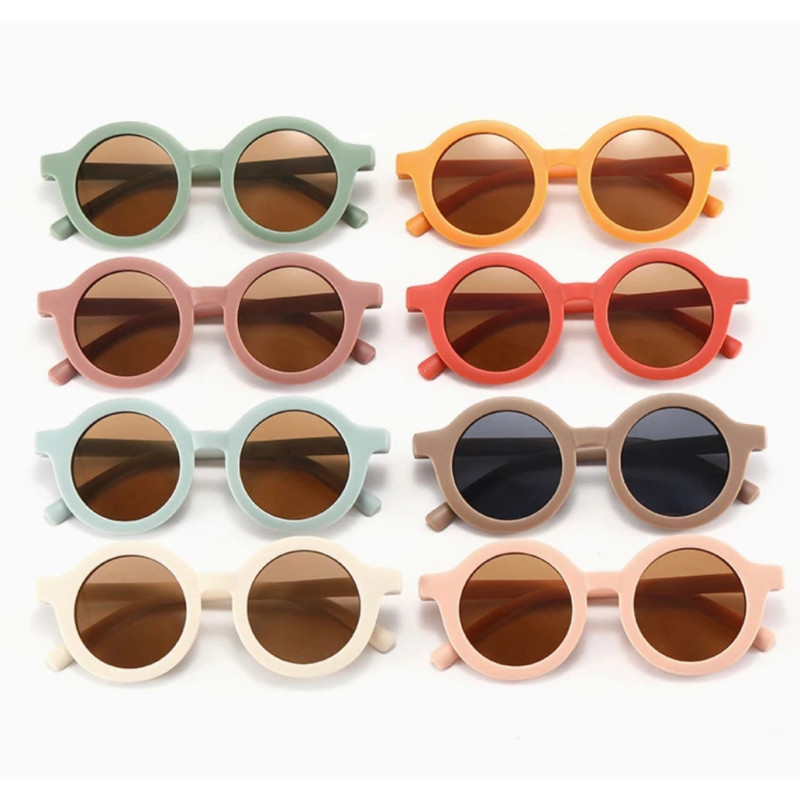Lunettes de soleil rétro pour bébés et tout-petits - Rouge - Boho+Babe