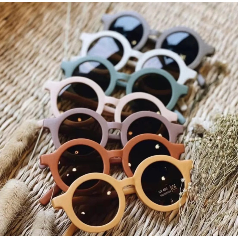 Lunettes de soleil rétro pour bébés et tout-petits - Rouge - Boho+Babe