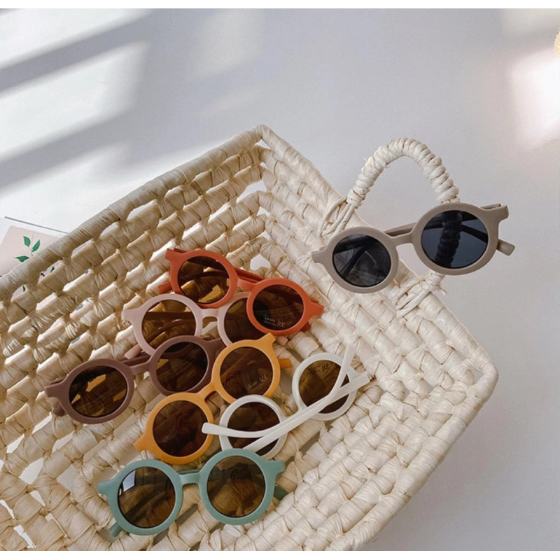 Lunettes de soleil rétro pour bébés et tout-petits - Tan - Boho+Babe