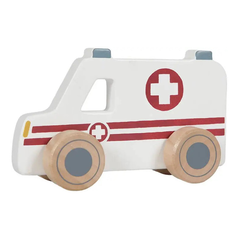 Jouet en bois - Véhicules de secours - Little dutch