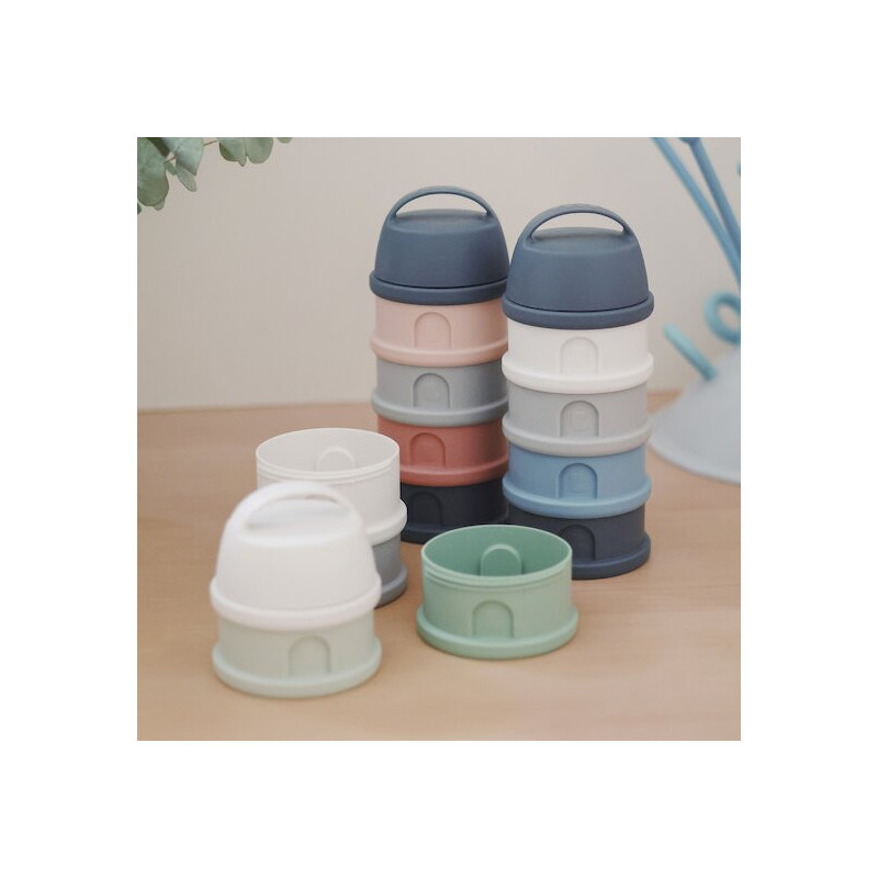 Boîte doseuse - 4 compartiments - Mineral grey/blue - BEABA