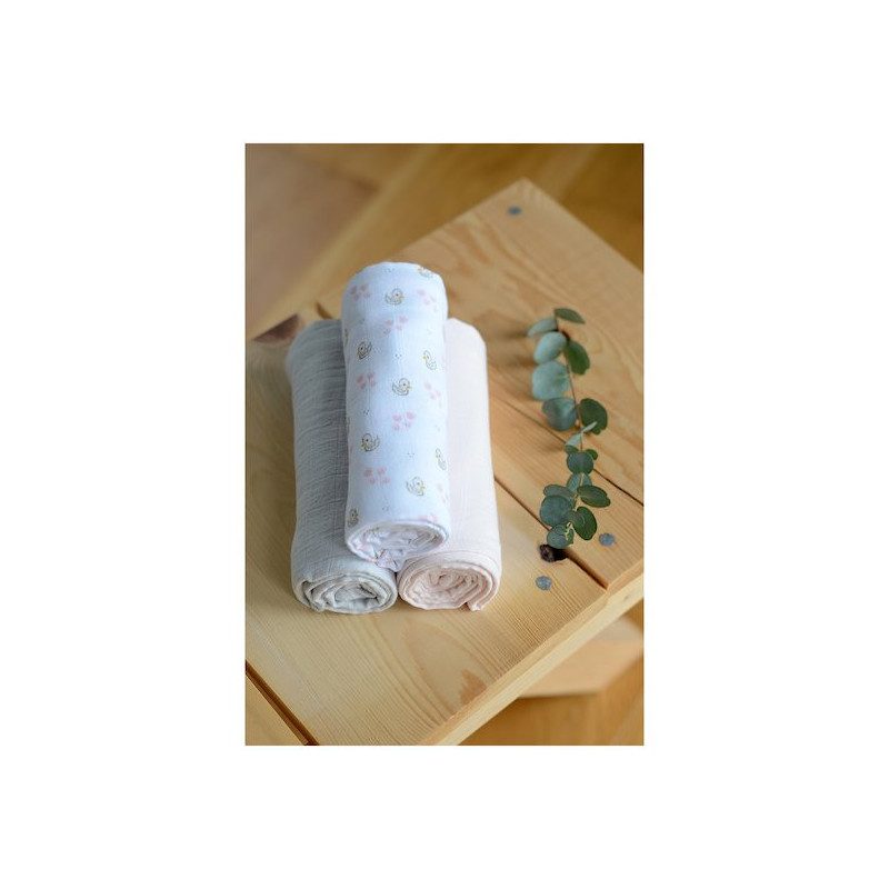 Boite 3 Langes - Cygne - BEABA