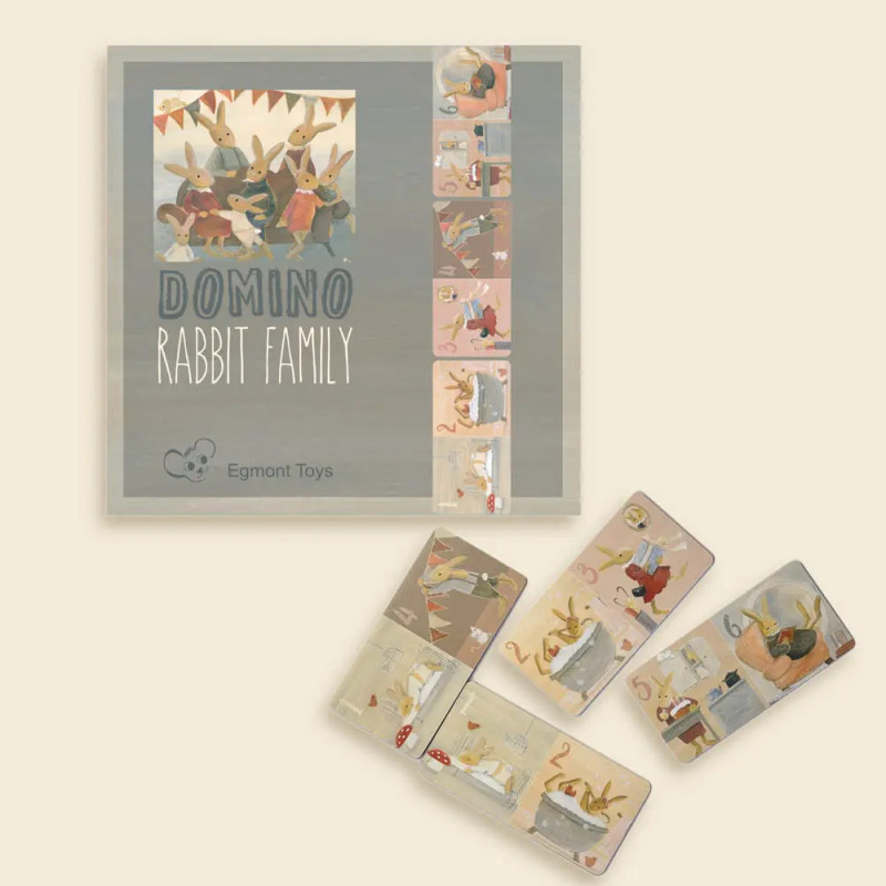Domino - Famille Lapin - Egmont Toys