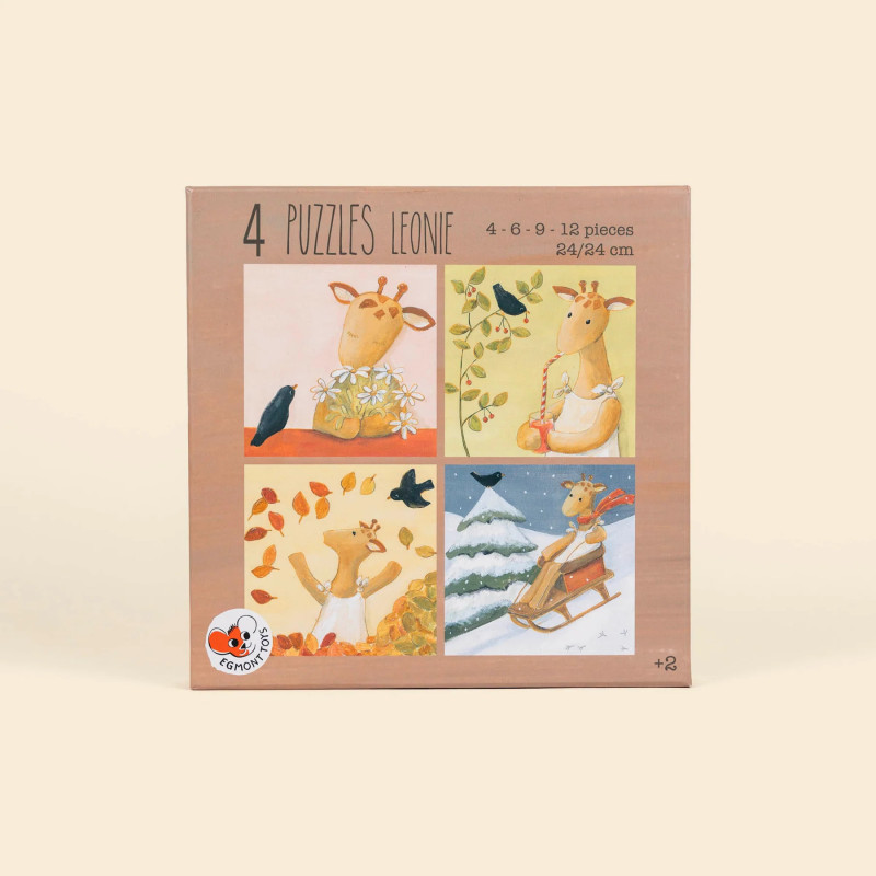 4 PUZZLES LEONIE - Egmont Toys